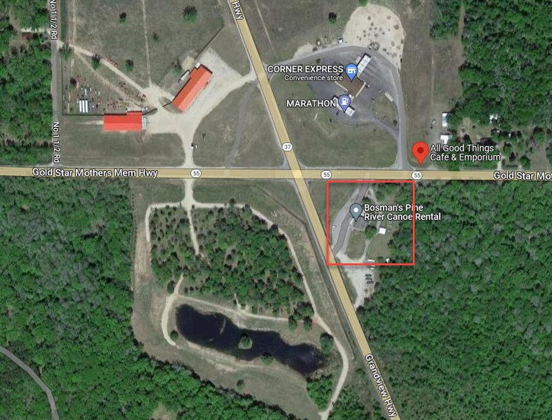 Milts Modern Motel - Aerial Map (newer photo)